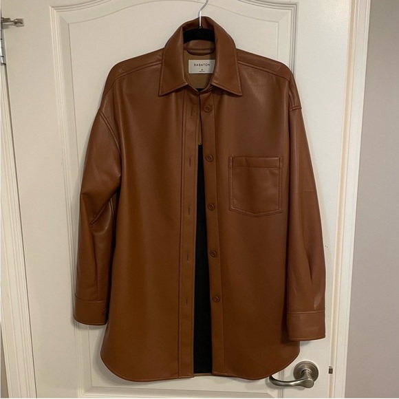 ARITZIA Babaton Cognac Pelli Jacket - Picture 2 of 4